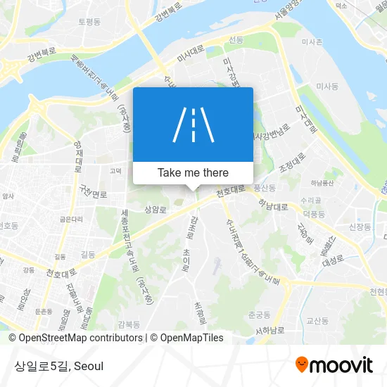 상일로5길 map