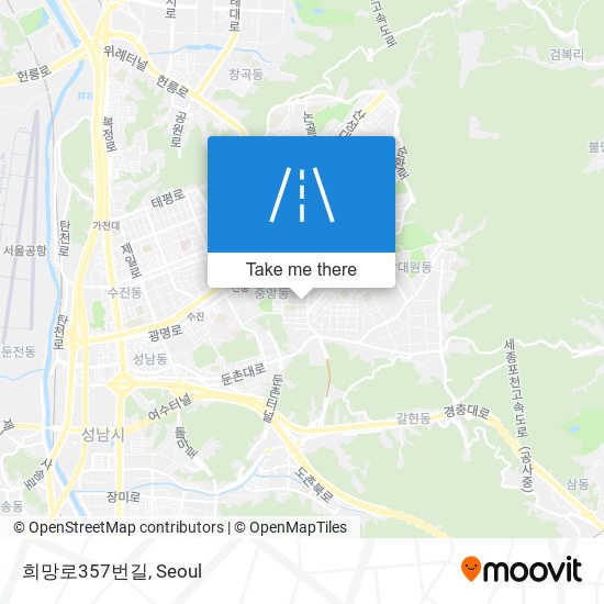 희망로357번길 map