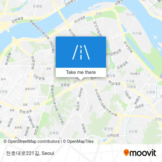 천호대로221길 map