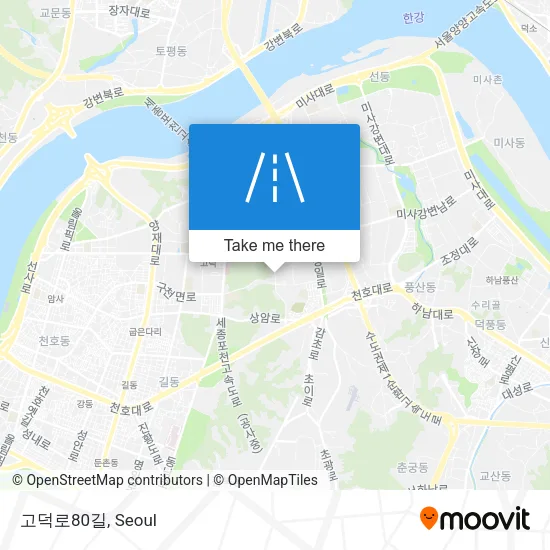 고덕로80길 map
