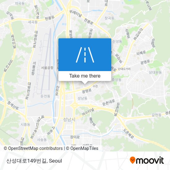 산성대로149번길 map