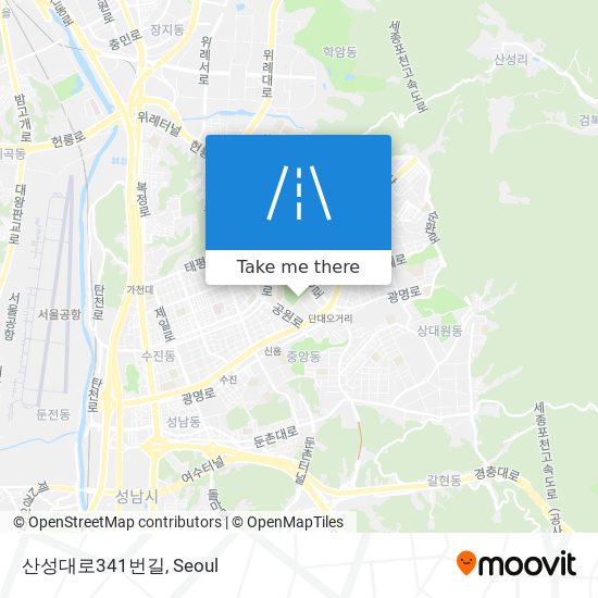 산성대로341번길 map