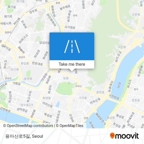 용마산로5길 map