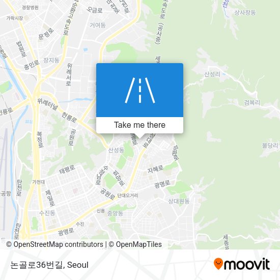 논골로36번길 map