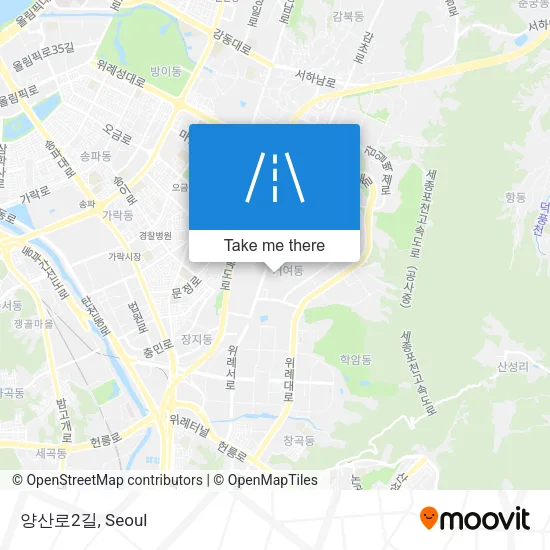 양산로2길 map