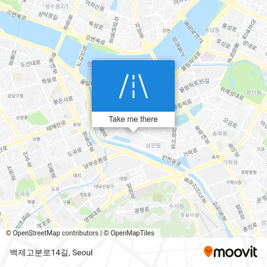 백제고분로14길 map