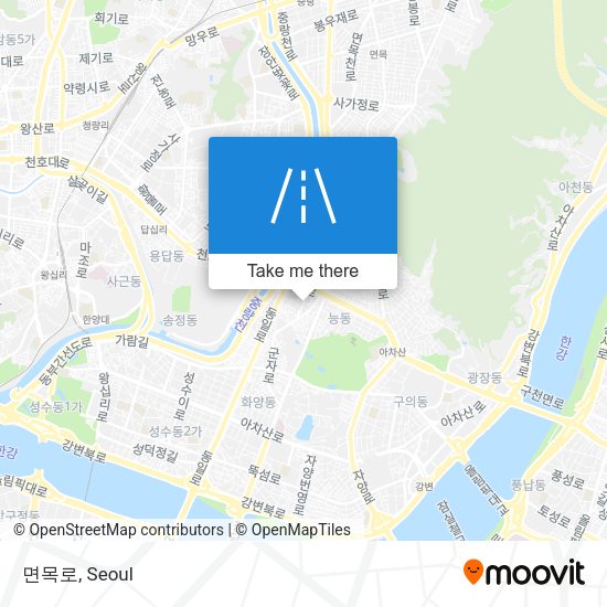 면목로 map