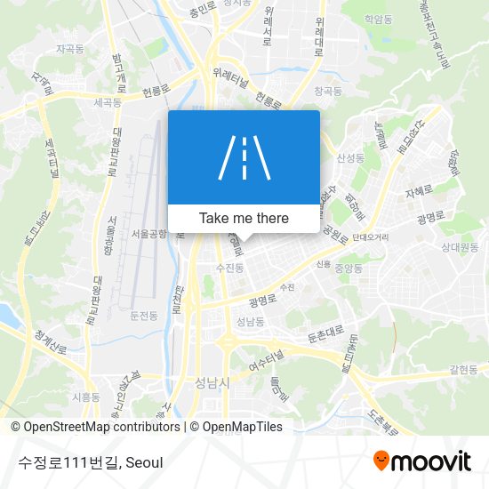 수정로111번길 map