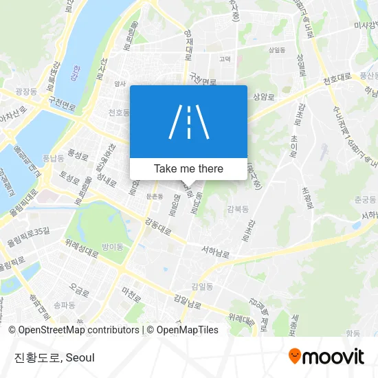 진황도로 map