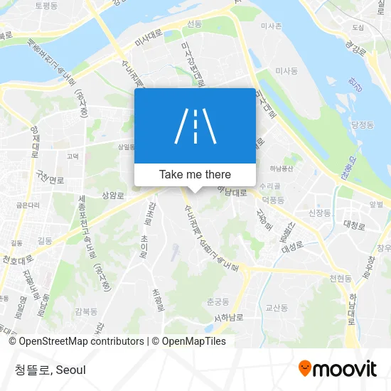 청뜰로 map