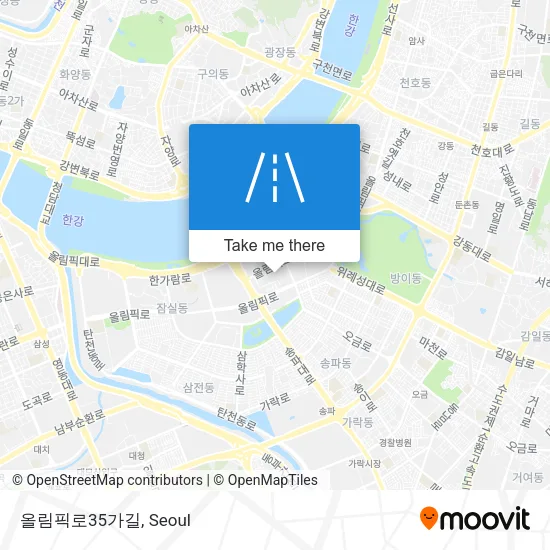 올림픽로35가길 map