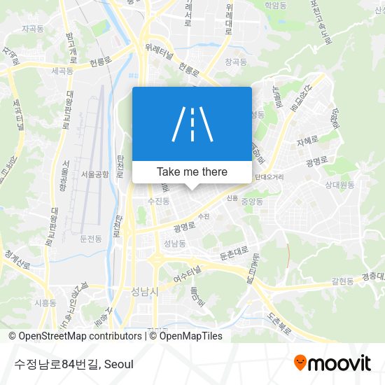 수정남로84번길 map