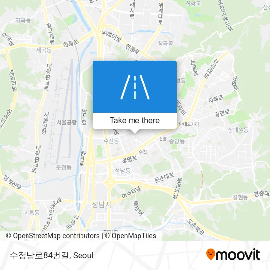 수정남로84번길 map