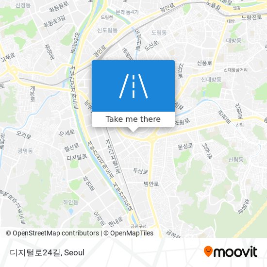 디지털로24길 map