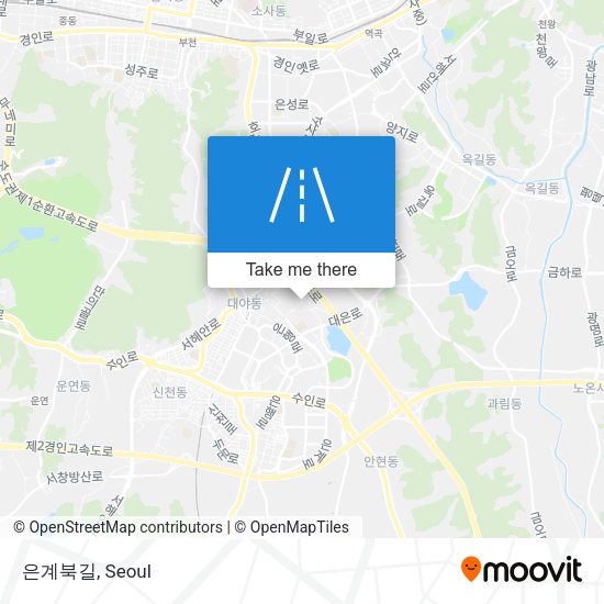 은계북길 map