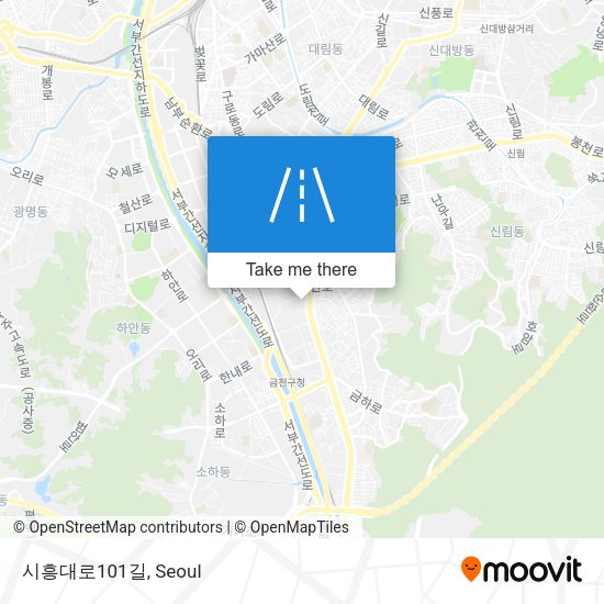 시흥대로101길 map