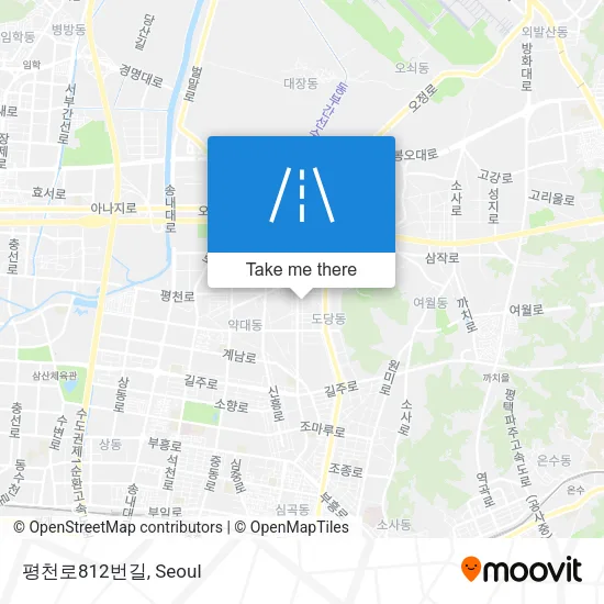 평천로812번길 map