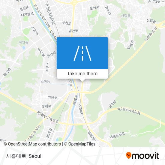 시흥대로 map