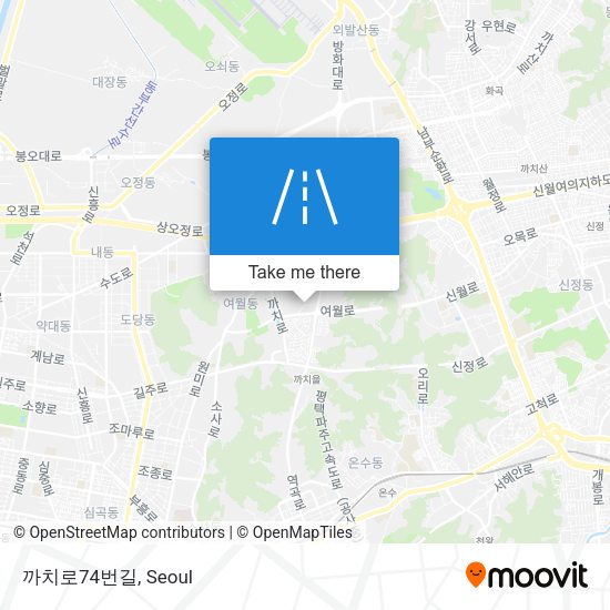 까치로74번길 map