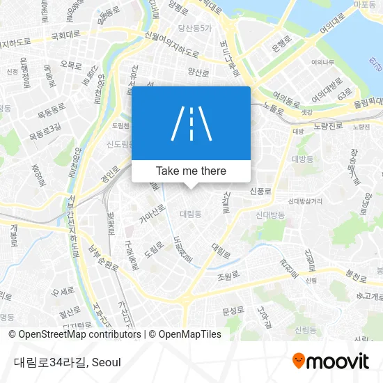 대림로34라길 map
