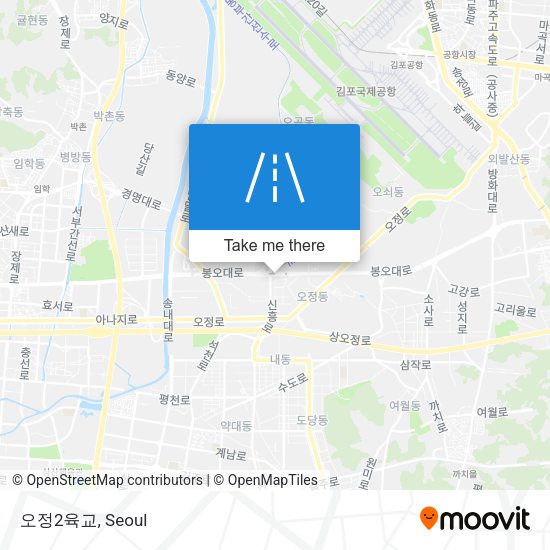 오정2육교 map