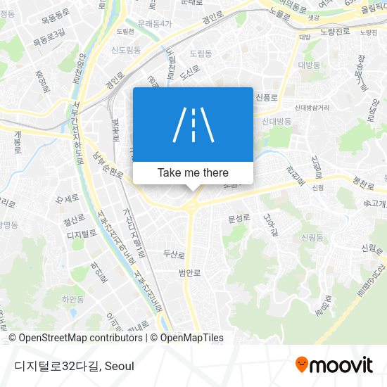 디지털로32다길 map