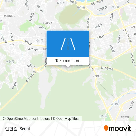 인헌길 map