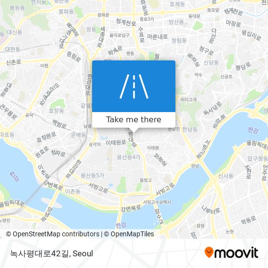 녹사평대로42길 map