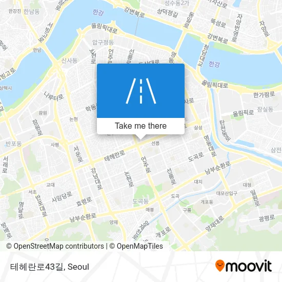 테헤란로43길 map
