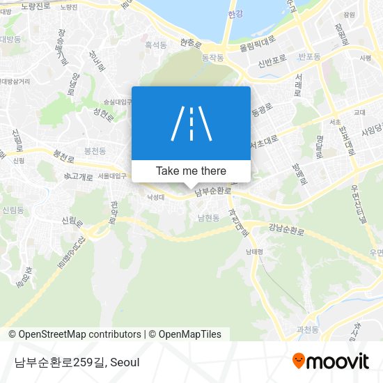 남부순환로259길 map