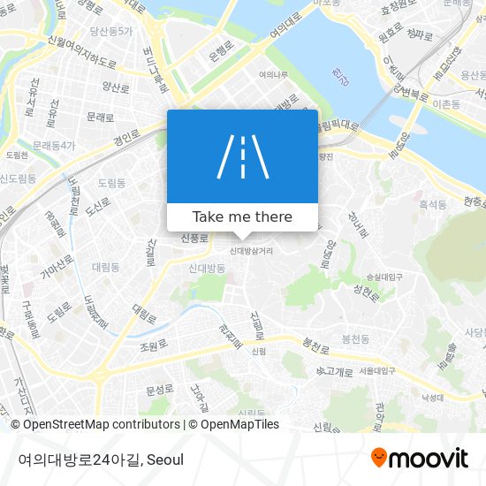 여의대방로24아길 map