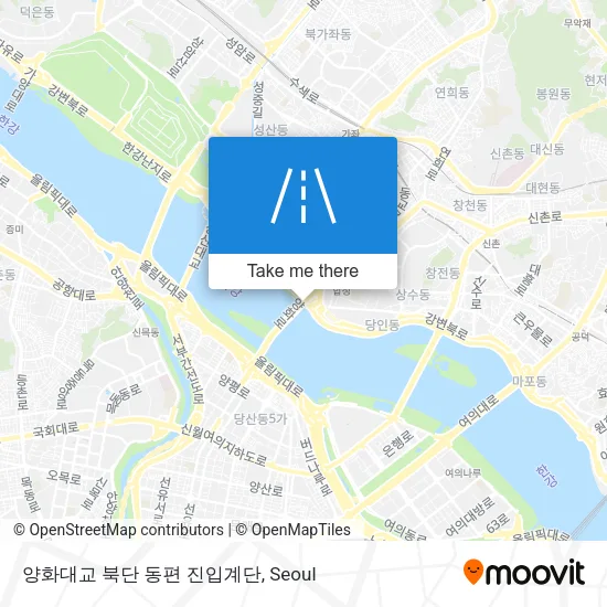 양화대교 북단 동편 진입계단 map