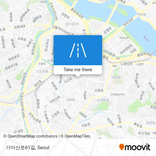 가마산로61길 map
