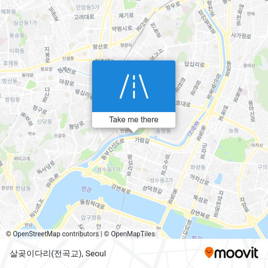 살곶이다리(전곡교) map