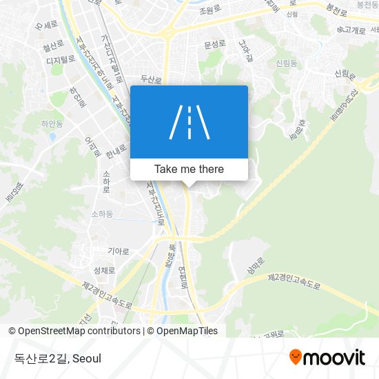 독산로2길 map