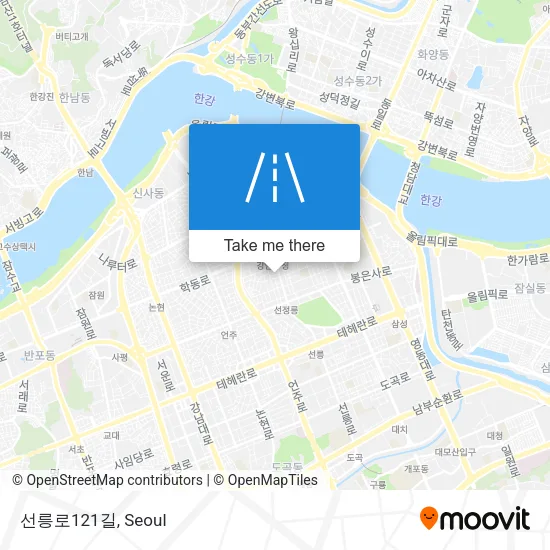 선릉로121길 map
