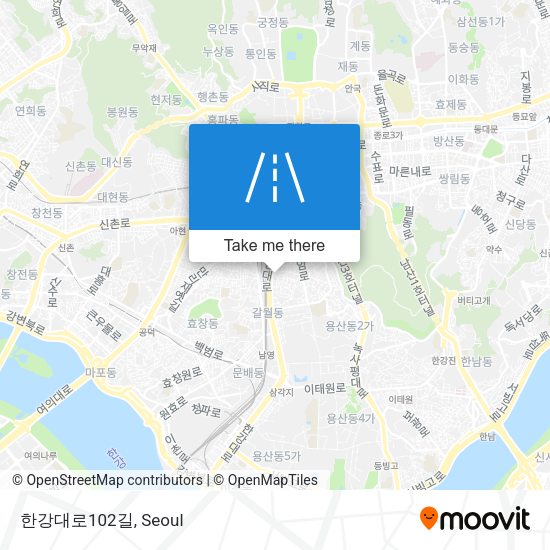 한강대로102길 map