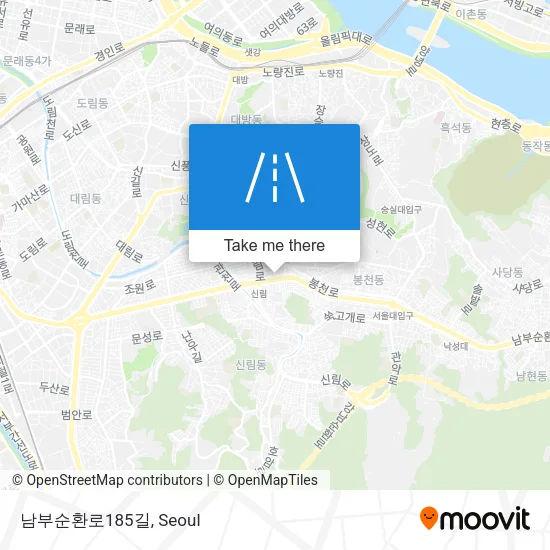 남부순환로185길 map