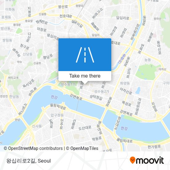 왕십리로2길 map