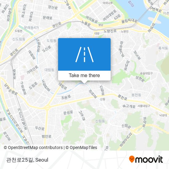 관천로25길 map