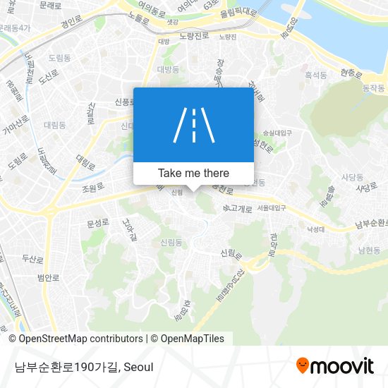 남부순환로190가길 map