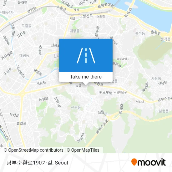 남부순환로190가길 map