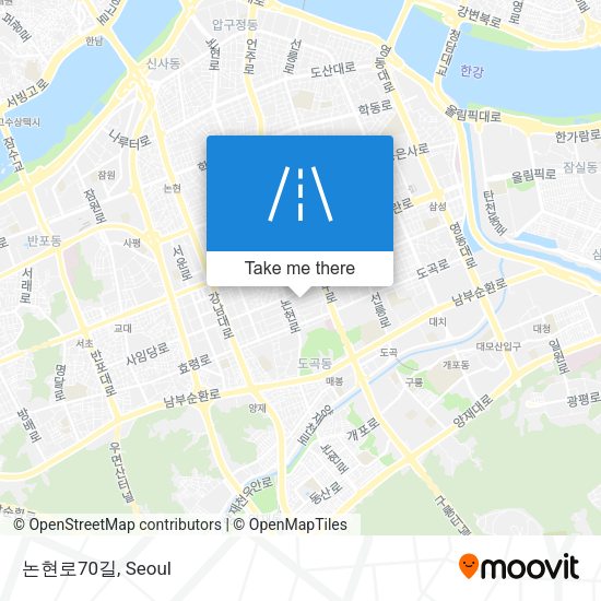 논현로70길 map