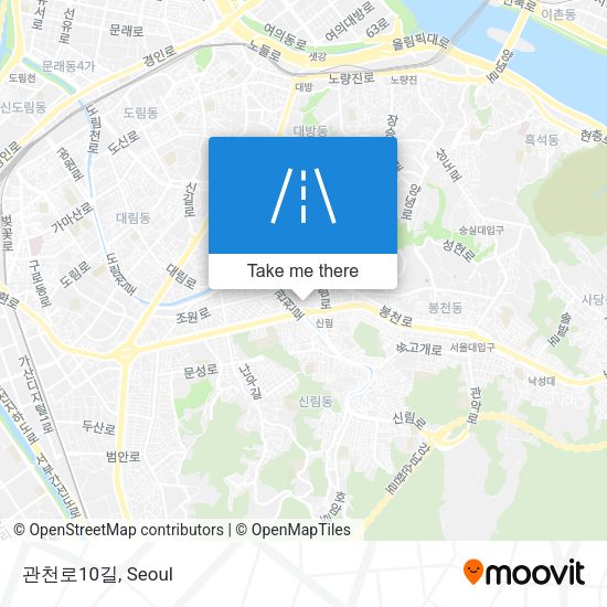 관천로10길 map