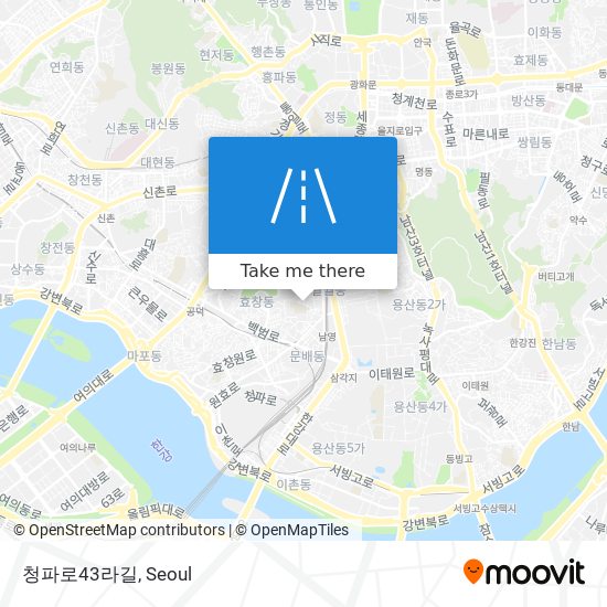 청파로43라길 map