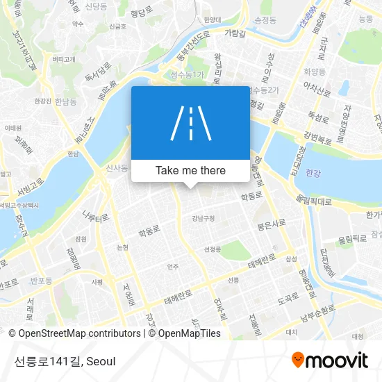 선릉로141길 map