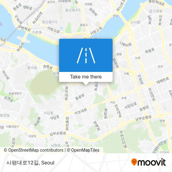 사평대로12길 map