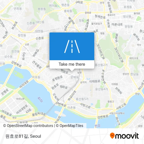 원효로81길 map