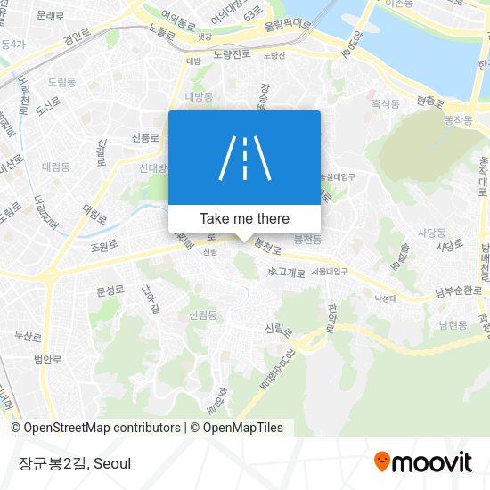 장군봉2길 map