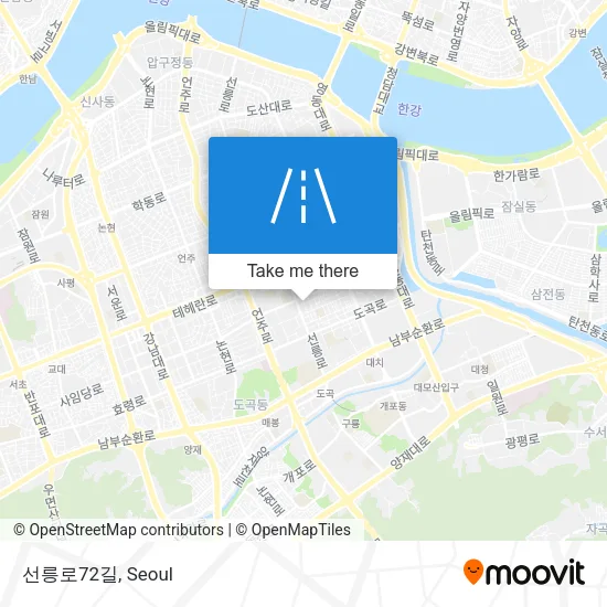 선릉로72길 map